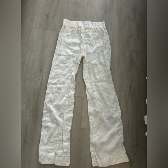 Lilly Pulitzer White Linen Pants - Picture 3 of 3